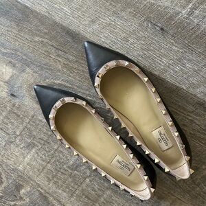 Black Studded Women's Shoes